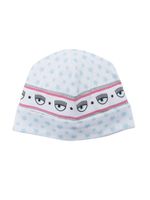 Chiara Ferragni Kids bonnet à mélange d'imprimés - Blanc - thumbnail