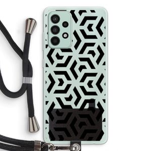 Crazy pattern: Samsung Galaxy A52s 5G Transparant Hoesje met koord