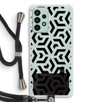 Crazy pattern: Samsung Galaxy A52s 5G Transparant Hoesje met koord