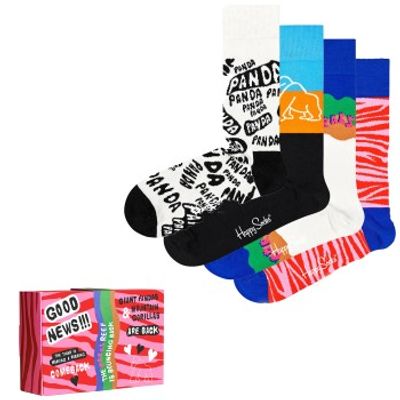 Happy socks 4 stuks WWF Gift Box * Actie *