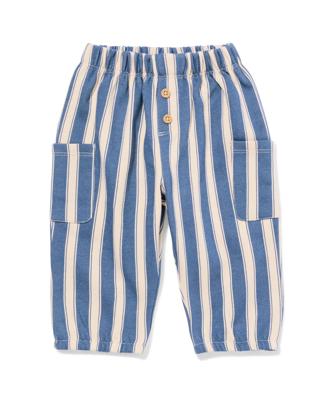 HEMA Baby sweatbroek strepen blauw (blauw)