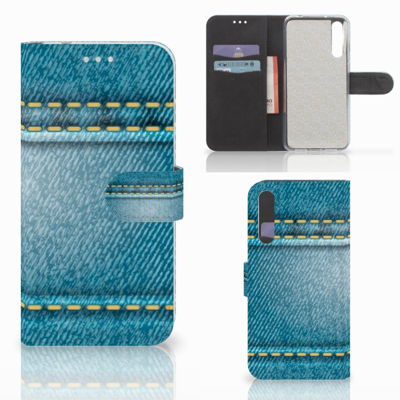 Huawei P20 Pro | Wallet Case | met Pasjes | Jeans