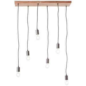 Brilliant 6-lichts hanglamp Rustik 99542/76