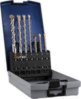 Rotec hamerborenset | sds-plus | v-breaker | in abs-cassette | 7-dlg. - 900.1010k