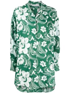 Faithfull the Brand robe-chemise Tortuga à fleurs - Vert