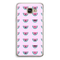 Smiley watermeloenprint: Samsung Galaxy A5 (2016) Transparant Hoesje