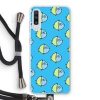 Visjes: Samsung Galaxy A70 Transparant Hoesje met koord