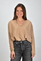 Les Tricots de Lea trui Monjakoe 34612 camel