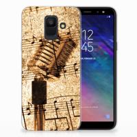 Samsung Galaxy A6 (2018) | Siliconen hoesje | met foto Bladmuziek