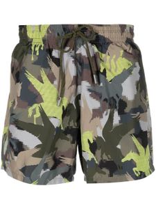 ETRO short de bain Pegaso à imprimé camouflage - Vert