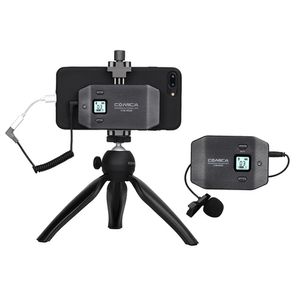 Comica UHF 6-channels Mini&Flexible Wireless Microphone with Detachable Ordinary Grip
