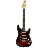 Fender American Professional II Stratocaster 3-Tone Sunburst RW elektrische gitaar met koffer