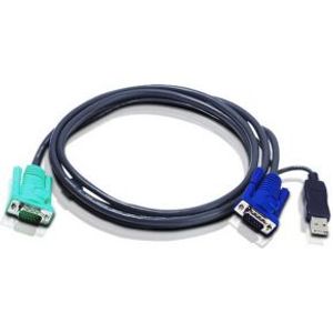 Aten 1.8M USB KVM Kabel met 3 in 1 SPHD