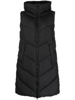 Save The Duck chevron-quilted hooded gilet - Noir - thumbnail