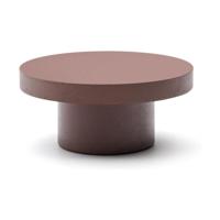 Kave Home Aiguablava salontafel Ø66 cm cement Terracotta