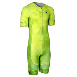 BTTLNS Typhon 2.0 NEON trisuit korte mouw Apocalyptic Yellow Green heren S