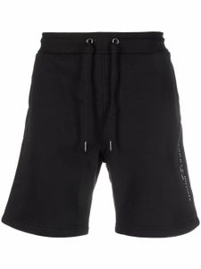 Tommy Hilfiger short de sport à taille à lien de resserrage - Noir