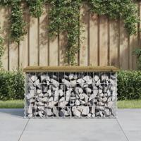 Tuinbank schanskorfontwerp 83x44x42 cm geïmpregneerd hout