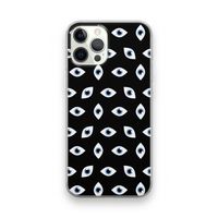 Eyes pattern: iPhone 12 Pro Transparant Hoesje