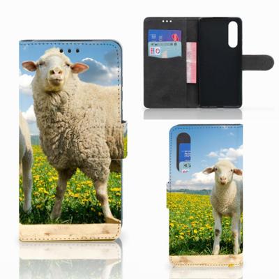 Huawei P30 | Telefoonhoesje | Met pasjeshouder | Schaap en Lammetje