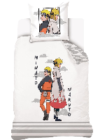 Naruto Dekbedovertrek wit 140 x 200 cm Katoen 70 x 90 cm