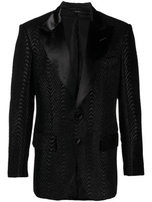 TOM FORD blazer Atticus en jacquard - Noir
