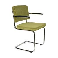 Zuiver Ridge Rib armstoel Green