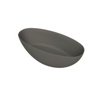 Vrijstaand Ligbad Arcqua Ica 170x80 Mat Quartz Grijs