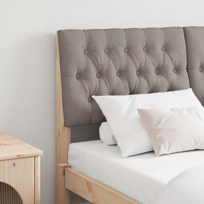 Gestoffeerd hoofdbord Taupe 150 cm Massief grenenhout Gestoffeerd hoofdbord Taupe 150 cm Massief grenenhout