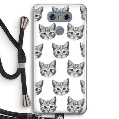 Kitten: LG G6 Transparant Hoesje met koord