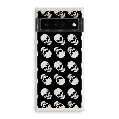 Musketon Skulls: Google Pixel 6 Pro Transparant Hoesje