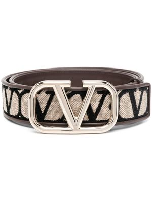 Valentino Garavani ceinture Toile Iconographe 40 mm - Noir