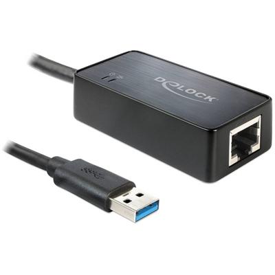 Delock USB 2.0 Adapter [1x USB-A-stekker - 1x Gigabit-LAN (1/2.5/5 Gbit/s)] 62121