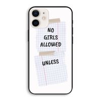 No Girls Allowed Unless: iPhone 12 Pro Biologisch afbreekbaar hoesje
