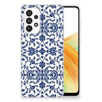 Samsung Galaxy A33 5G TPU Case Flower Blue