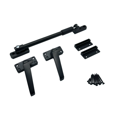 AXA raamsluitingset - zwart - 3308-41-38 - buitendraaiend DR.4 - Inclusief teleuitzetter 30 cm AXA raamsluitingset - zwart - 3308-41-38 - buitendraaiend DR.4 - Inclusief teleuitzetter 30 cm