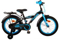 Volare thombike kinderfiets - jongens - 16 inch - zwart blauw - twee handremmen Volare thombike kinderfiets - jongens - 16 inch - zwart blauw - twee handremmen