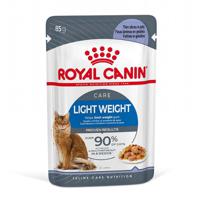 Royal Canin Light Weight Care in Jelly (gelei) natvoer kattenvoer zakjes 12 x 85 gram - thumbnail