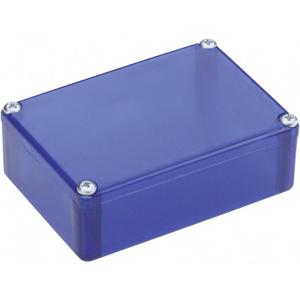 Strapubox 2024BL Universele behuizing ABS Blauw (transparant) 1 stuk(s)