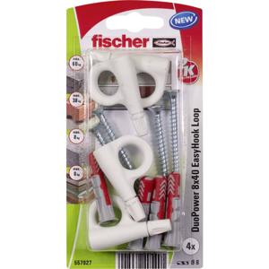 Fischer DuoPower 8x40 EasyHook Loop K (4) Plugassortiment 557927 1 set(s)
