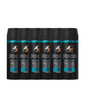 Axe Collision Leer & Koekjes deodorant spray - 6x150 ml - bodyspray