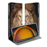 Book Wallet Case Samsung Galaxy Xcover 7 Pro Leeuw