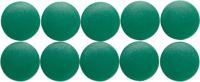 Maul Solid whiteboard magneet 600gr 10 stuks groen