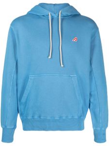 Autry hoodie en coton à patch logo - Bleu