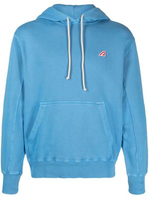 Autry hoodie en coton à patch logo - Bleu