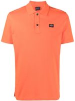 Paul & Shark polo à patch logo - Orange