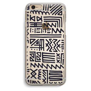 Marrakech print: iPhone 6 / 6S Transparant Hoesje