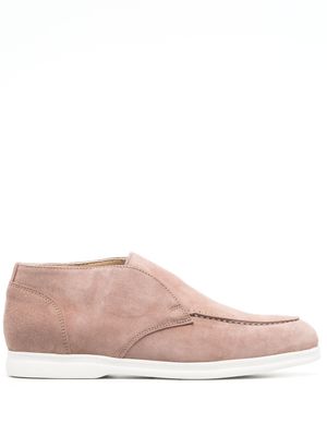 Doucal's mocassins montants en daim - Rose