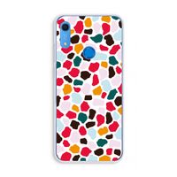 Colored Giraffe: Huawei Y6s Transparant Hoesje