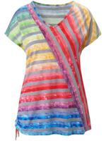 Shirt V-hals Van Anna Aura multicolour